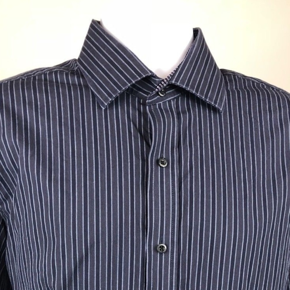 Bristol & Bull Mens Purple Checker Dress Shirt